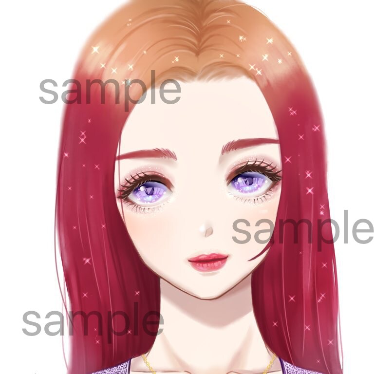 SNS等のアイコンで利用出来るイラストを描きます 一次創作キャラ、固定キャラを低価格でご提供します。 イメージ1