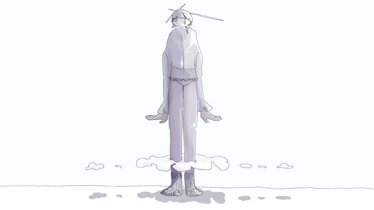 おまかせ可。白く不思議な世界を描いています シュールな世界観が好きな方、MVやヘッダーのイラストに是非。 イメージ7