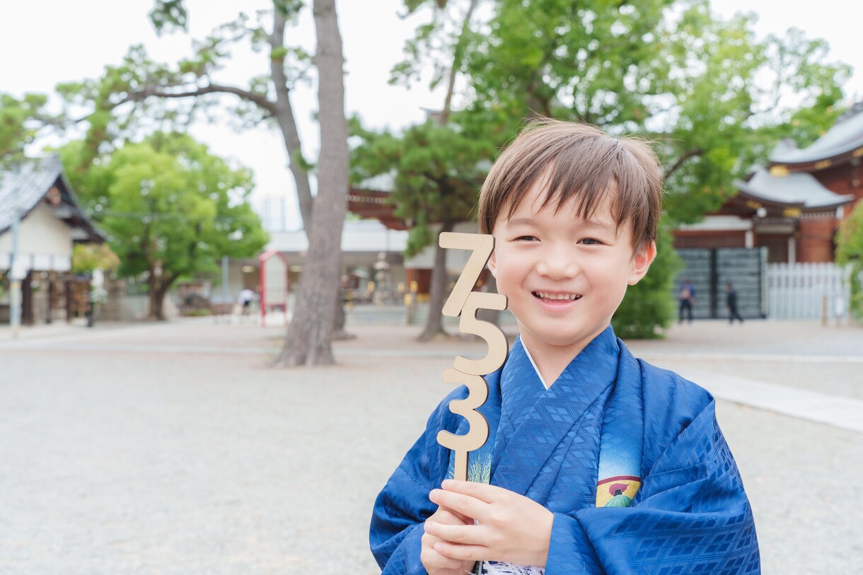 七五三撮影、お宮参り、出張撮影をします 七五三撮影！「和傘、七五三ブロック」無料貸出中！ イメージ2