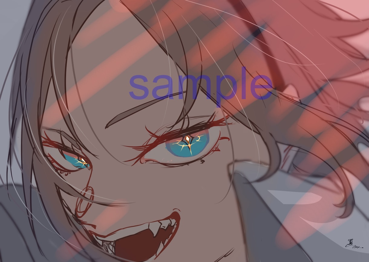 イラスト制作致します 自分の理想のキャラをアイコン等にしたい方必見！1枚絵可！ イメージ2