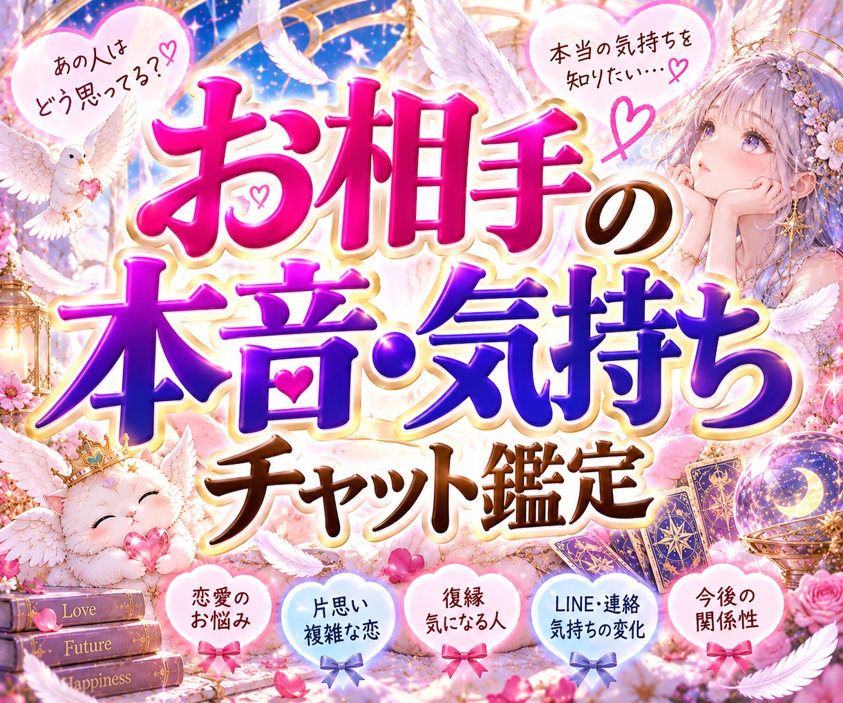 お相手の本音や今のお気持ちをオーラから読み解きます 様子を伺いながら気を遣いながらの恋愛から心から楽しめる恋愛へ イメージ1