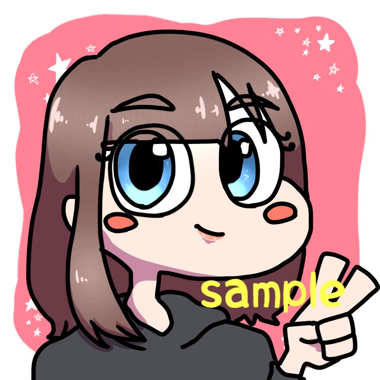 可愛くて目立つ！カートゥーン風の似顔絵かきます より個性的で目立つアイコンを求めてる方向け イメージ4