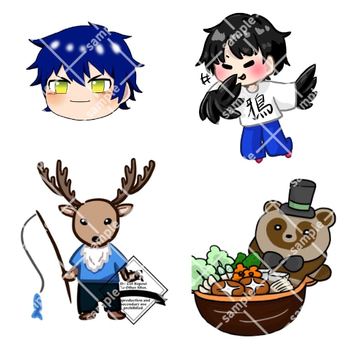 ミニキャラ描きます オリジナルのかわいいミニキャラ描きます！ イメージ3