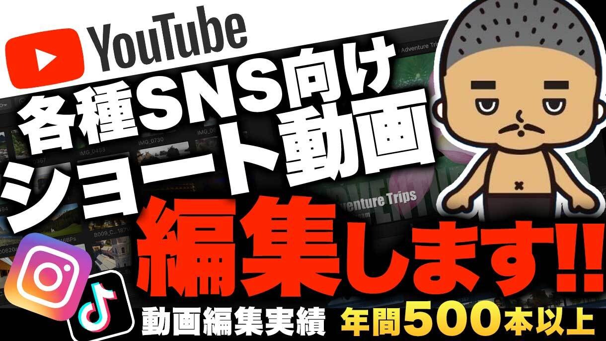 縦型ショート動画を３本まとめて編集します TikTok/Instagram/YouTube/各種SNS イメージ1