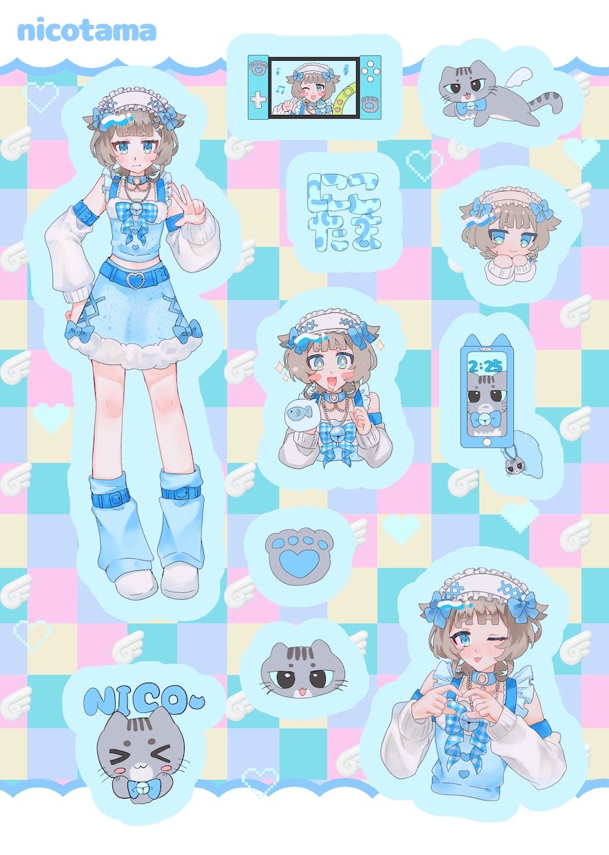 貴方のキャラクターを可愛いく描きます 可愛いモチーフ背景や衣装を描くのが得意です！ イメージ5