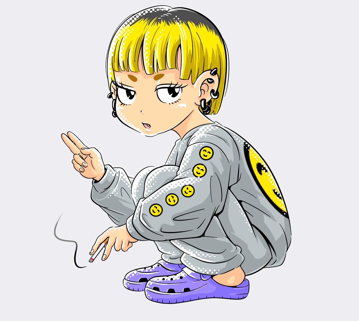 ストリート＋ポップ＋毒　クセ強なキャラデザできます オリジナルの悪くてカワイイキャラを産みたい！お手伝いできます イメージ6