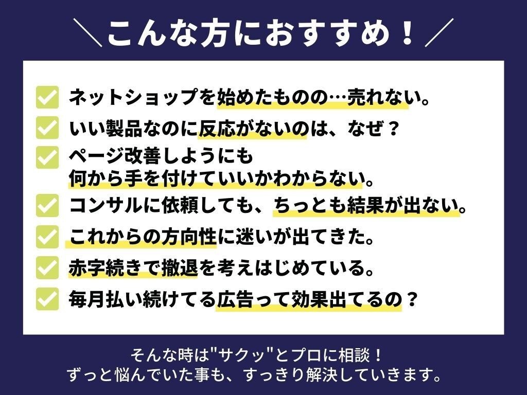 LP＆商品ページ改善!ECのプロがアドバイスします デザインだけで…ライディングページの制作依頼してませんか？ イメージ2