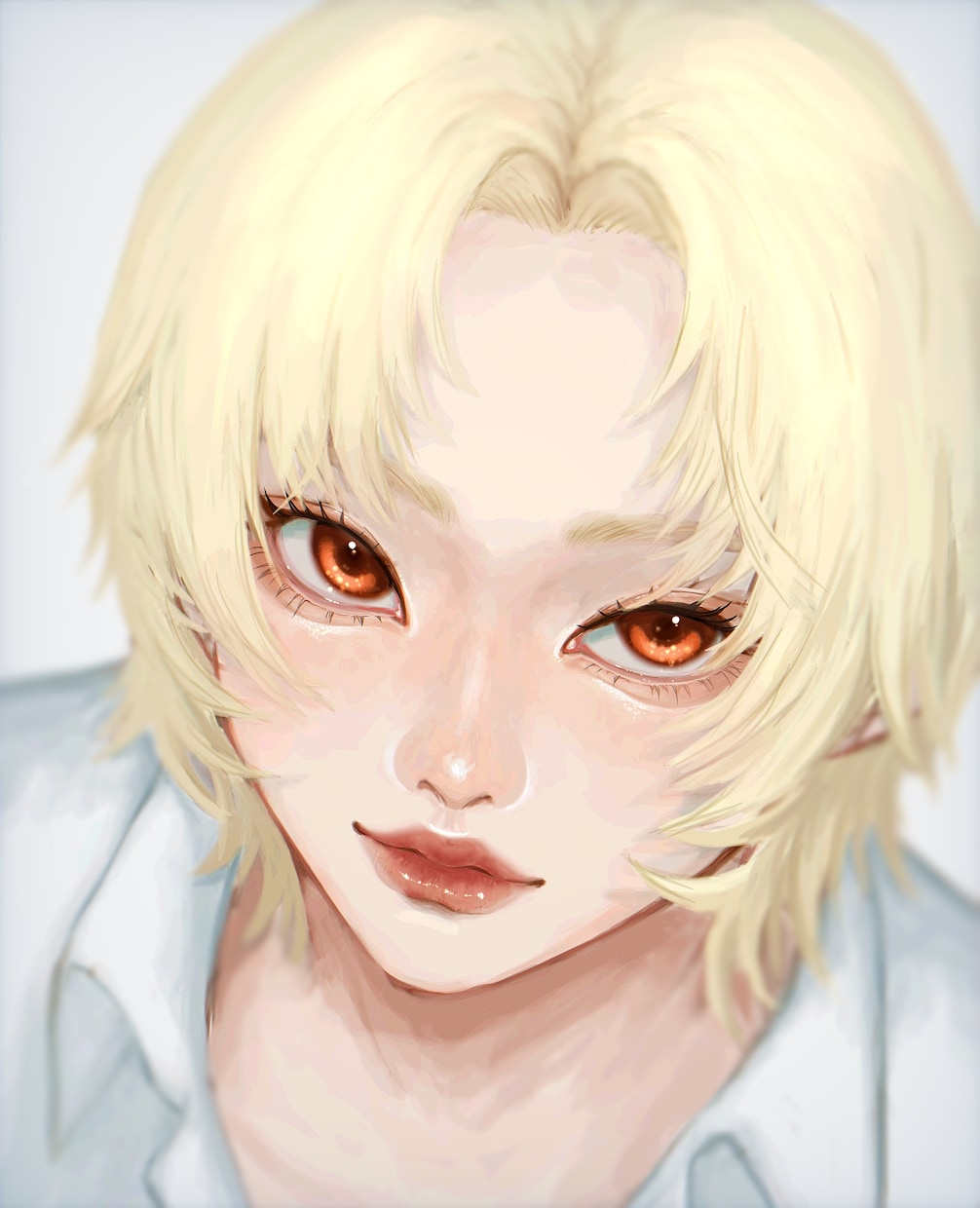 厚塗りで高級感のある人物絵を描きます 高級感と重厚感のある、アニメ絵よりかは少し重めの一枚絵です イメージ1