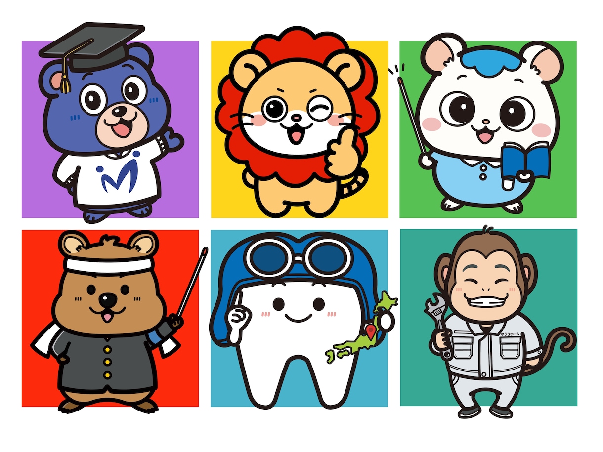 企業・店舗マスコットキャラクター制作します 総販売700件以上｜評価★5.0の安心制作 イメージ7
