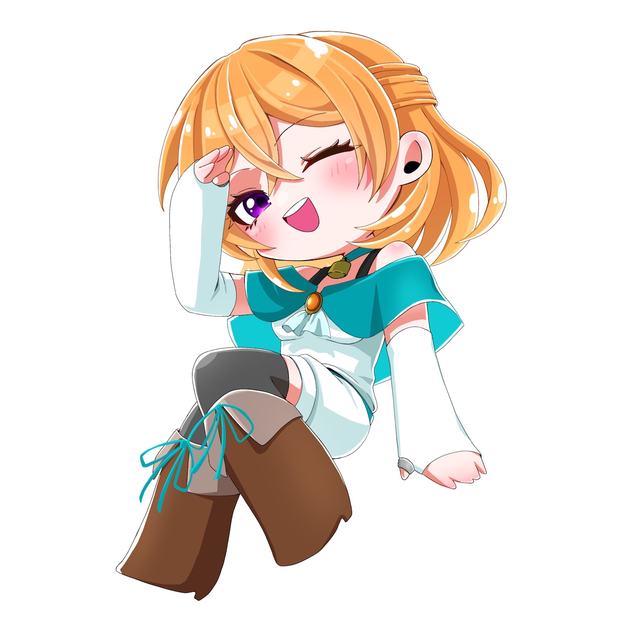 商用利用可！デフォルメイラスト制作します もちもちかわいいデフォルメイラストを作成します！ イメージ5