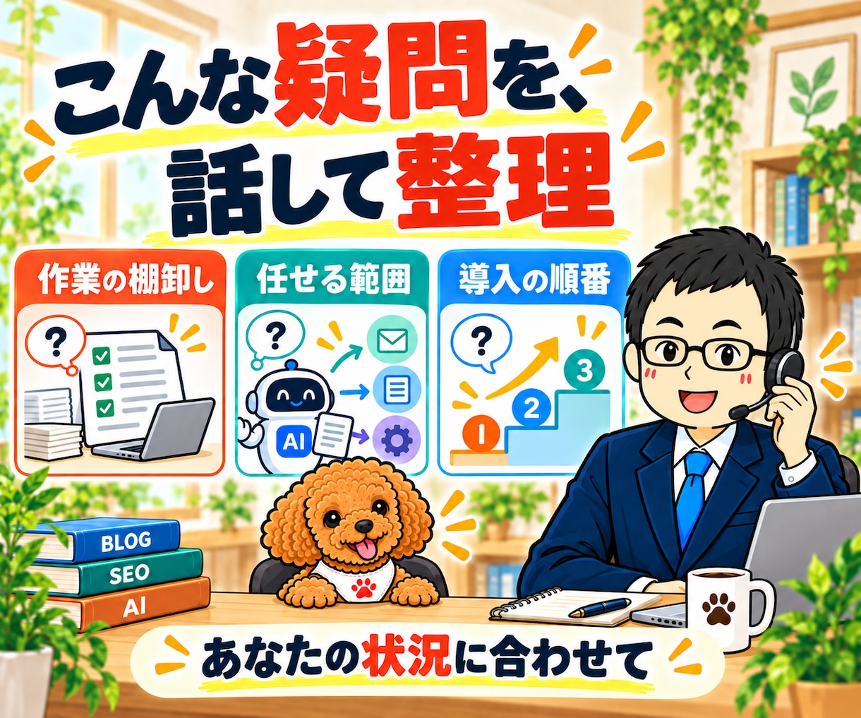 AI業務自動化の進め方を電話で提案します 繰り返し作業を整理|Codex・Claude Code活用も イメージ2