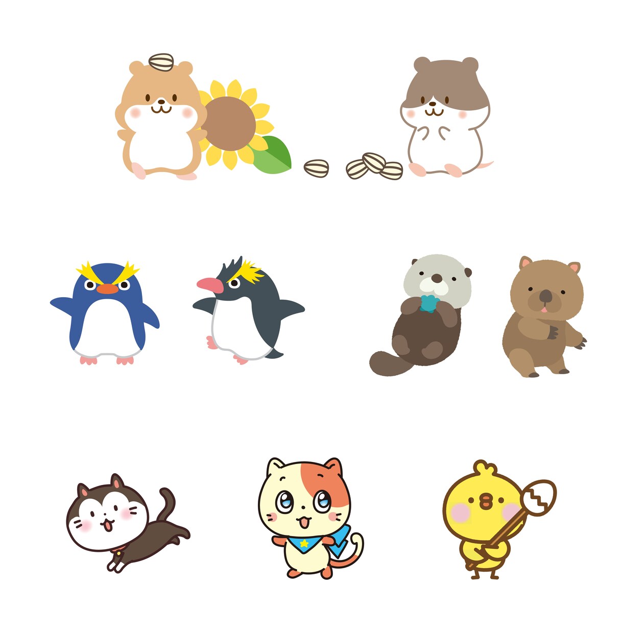 ゆるくてかわいい動物イラスト描きます 【30年以上の実績！】プロが動物イラストを作成します！ イメージ9