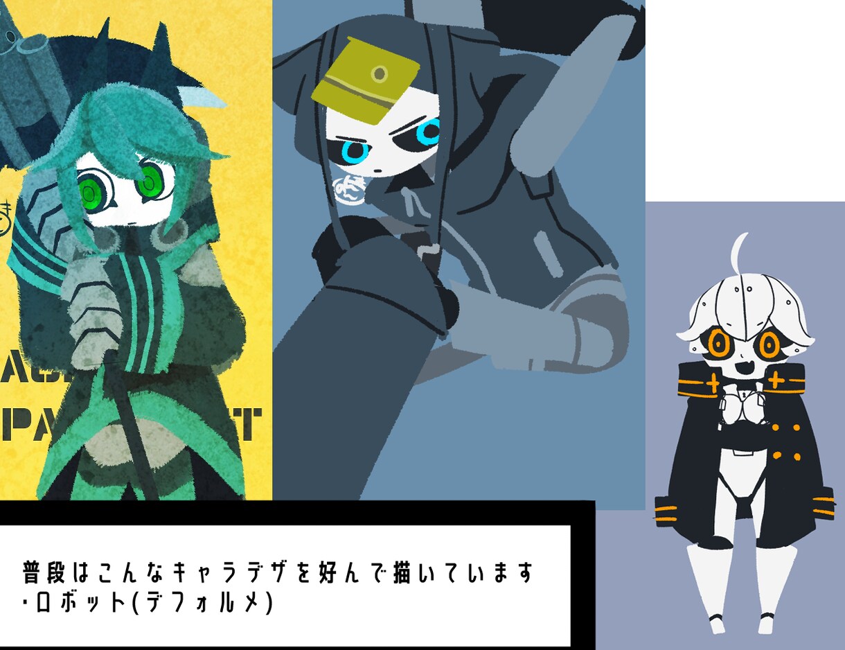 オリジナルキャラをデザインします ☆TRPGや小説に自分だけのオリジナルキャラクターで彩りを イメージ3