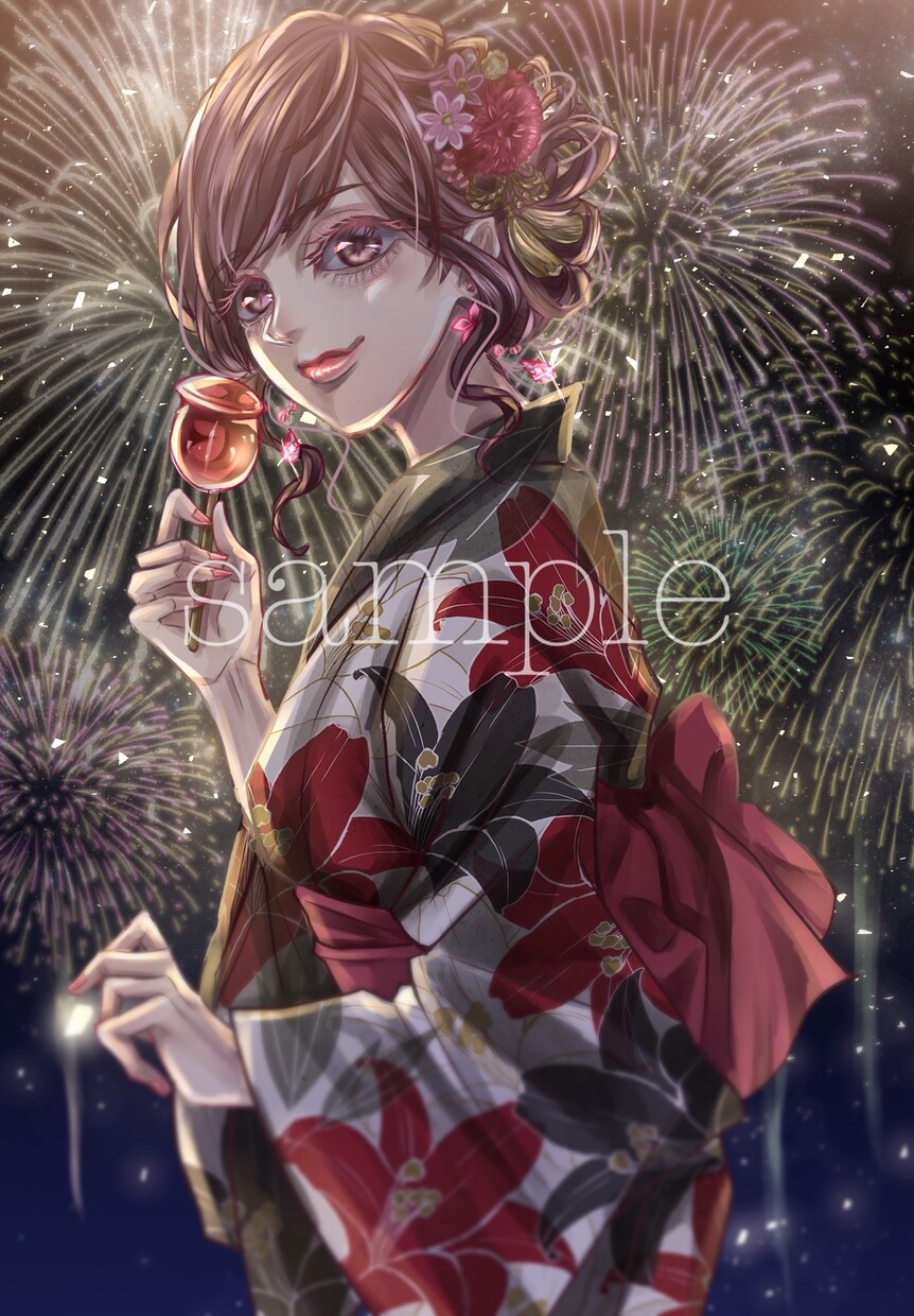1枚絵・動画や配信に！綺麗で映えるイラスト描きます 1枚絵・歌みた/MVイラスト・配信用・グッズや表紙へ イメージ5
