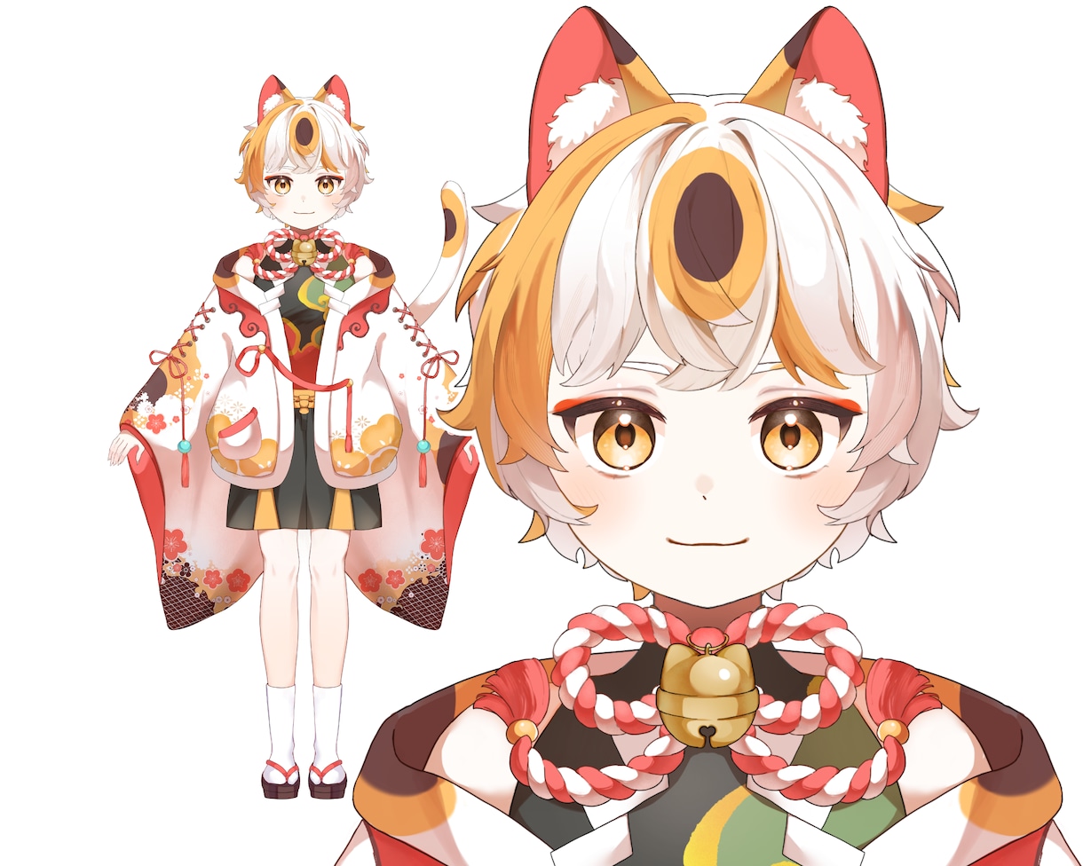 キャラデザからモデリングまで全て制作します 全ておまかせ！高クオリティのVTuberモデルを制作します イメージ8