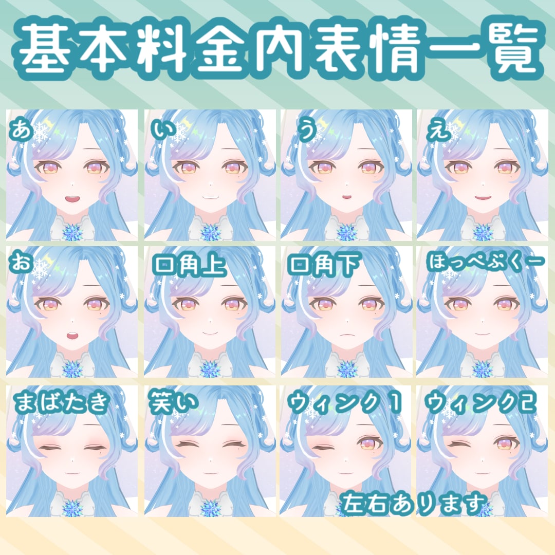 Vtuber等にフルスクラッチ３Dモデル制作します MMD対応可能・1枚絵からでもOK！ イメージ2