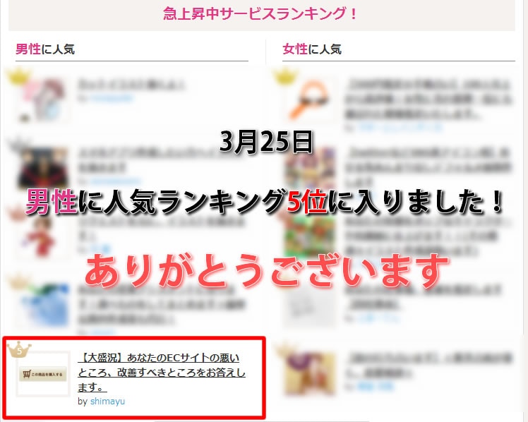 【大盛況】あなたのECサイトの悪いところ、改善すべきところをお答えします。 イメージ2