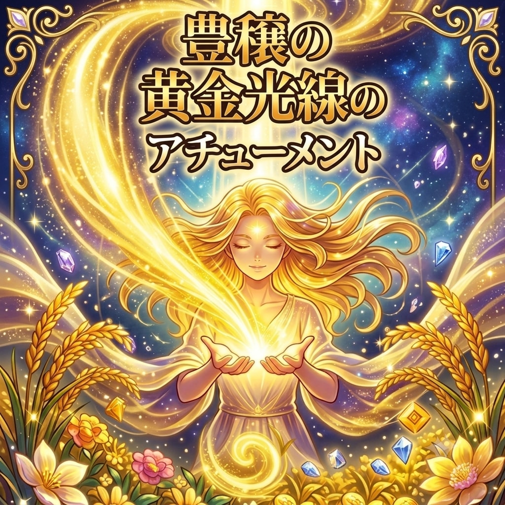 創始者から☆豊穣の黄金光線エネルギー伝授します 天界の女神さまより直接受け取った豊かさのエネルギーです✩.* イメージ1