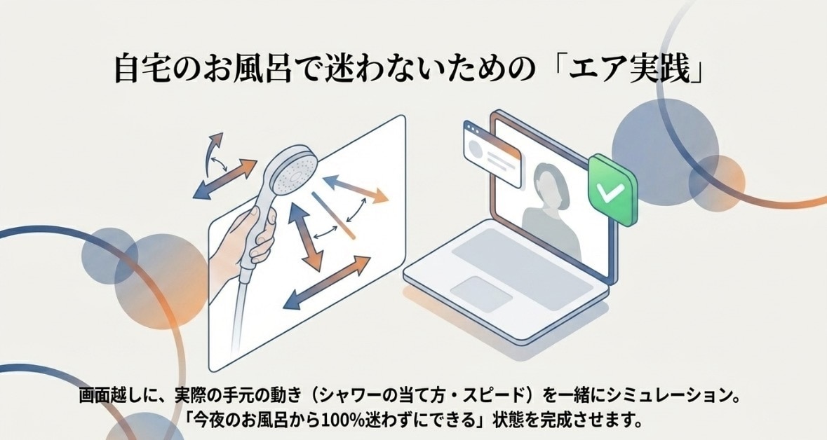 うつゼロシャワー読者限定ふくらはぎシャワ実践します 今夜から迷わない！あなたに合う温冷シャワーのやり方教えます イメージ8