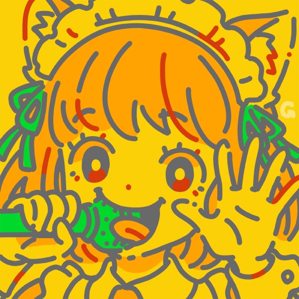 商用可！グッズや配信に映えるイラストを制作します あなたのキャラをグッズ映えするお洒落レトロイラストにします イメージ6