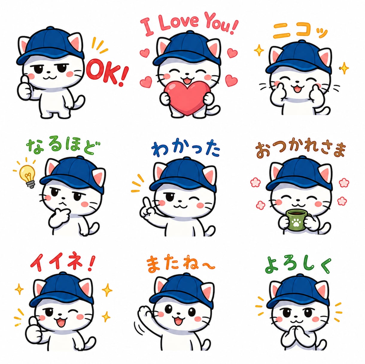 オリジナルLINEスタンプ描きます かわいいLINEスタンプ描きます！ イメージ3