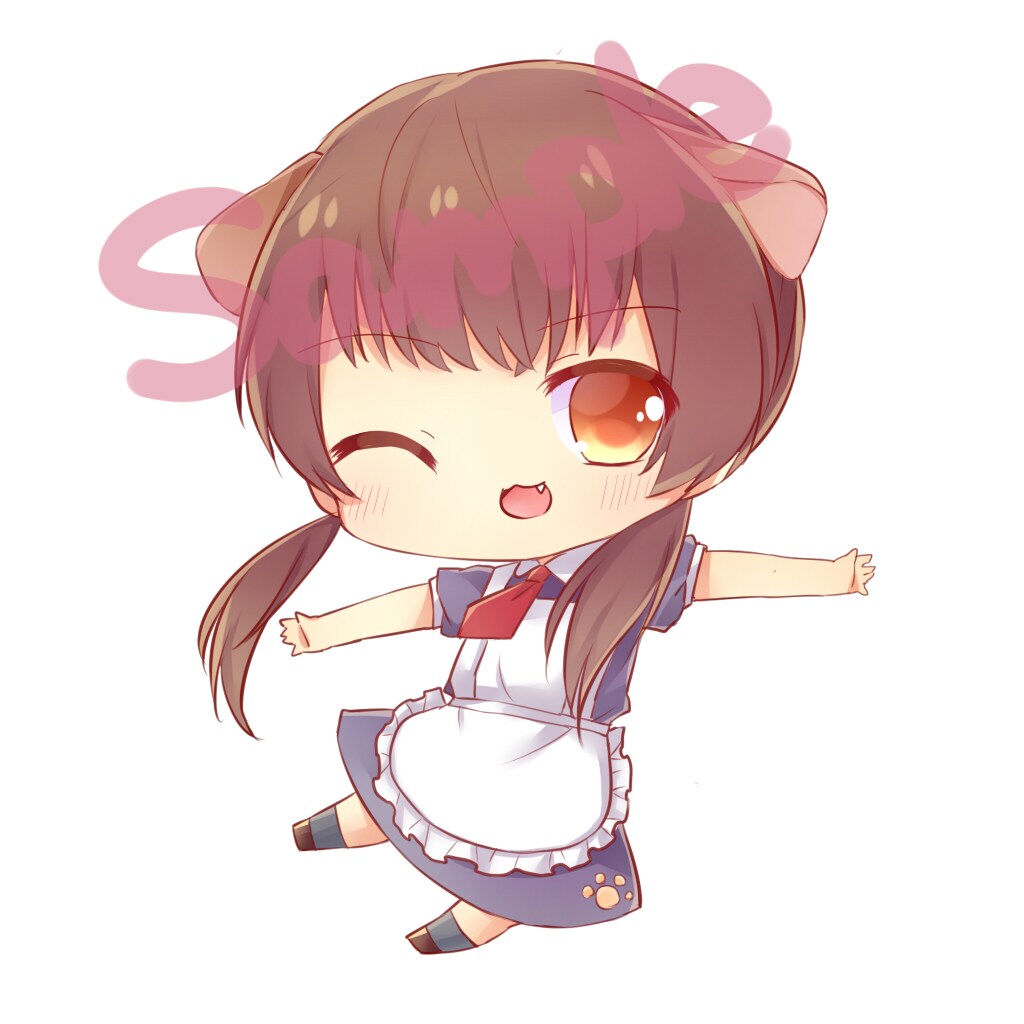 アイコンにも使える全身のちびキャラ描きます 可愛いらしいちびキャラ描きます。 イメージ2