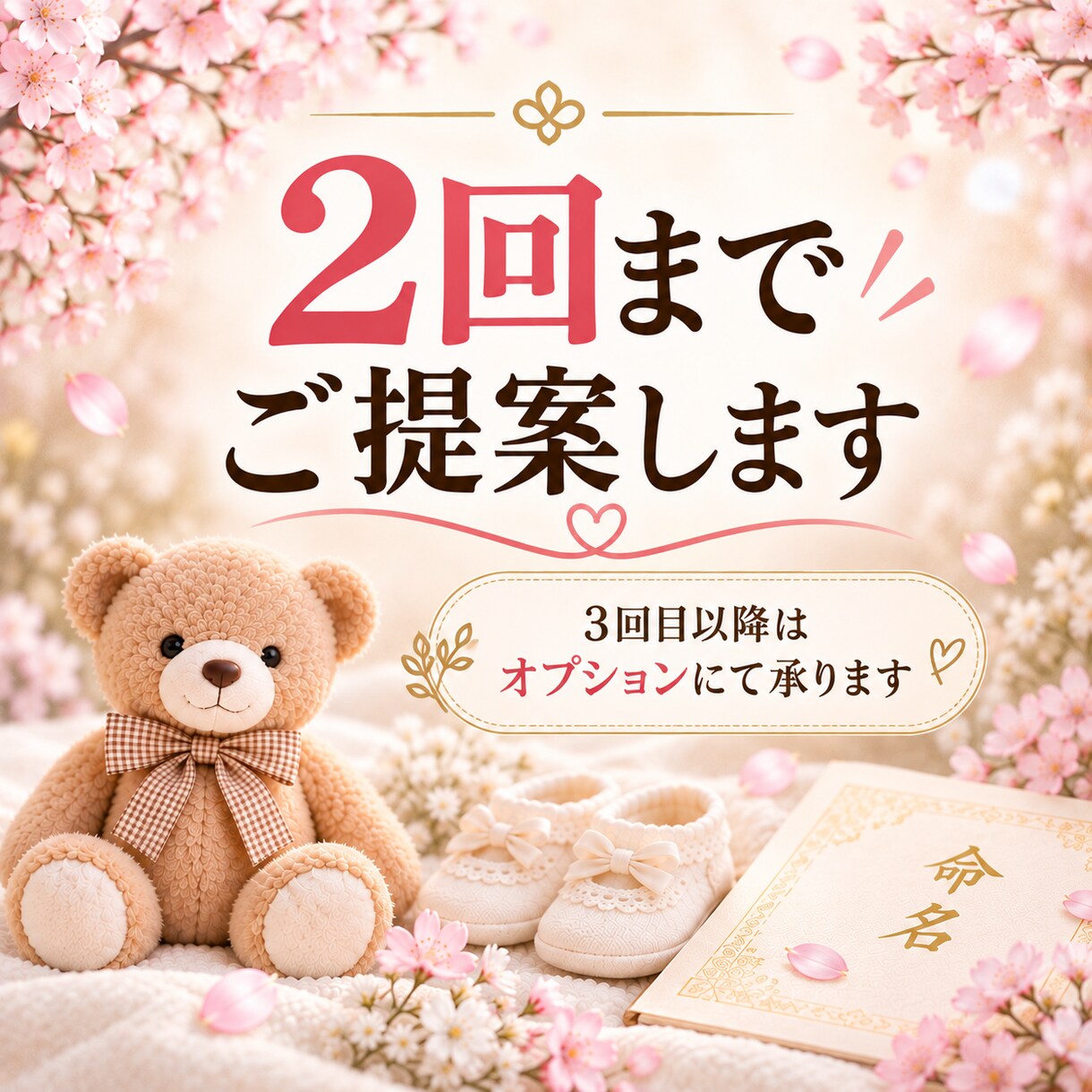姓名判断で大切な赤ちゃんのお名前をご提案します 一生の宝物☆ご家族の想いを大切に命名のお手伝いします。 イメージ6