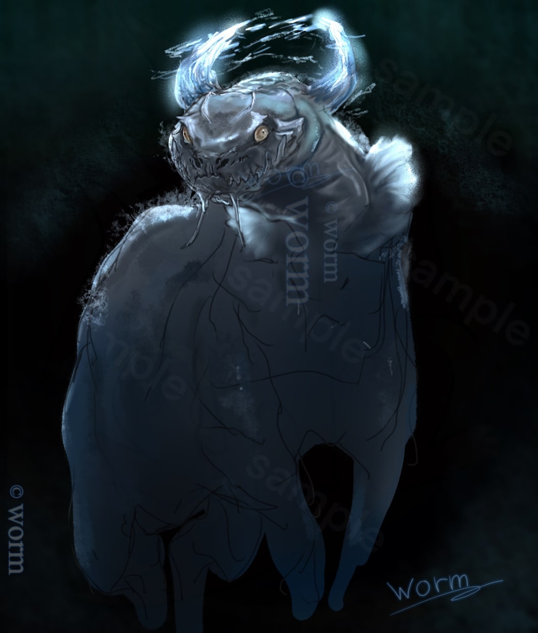 モンスター一枚イラスト描きます モンスターやドラゴンなどの一枚イラストを制作いたします！ イメージ6