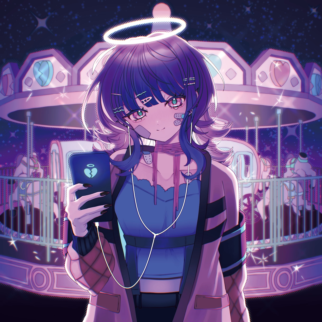 CDジャケット用のイラストを制作します 参考画像のようなイラストを制作 イメージ1