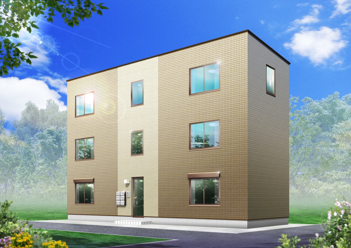 建築イラストパース作成いたします 安価で建築系のイラストパースをお作り致します イメージ3