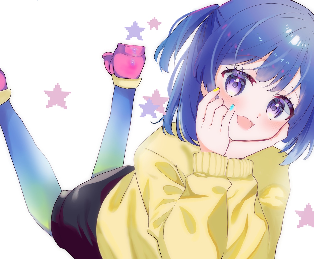 かわいい癒されるイラスト描きます 主に女児向け雑誌風の可愛い女の子を描いております。 イメージ7