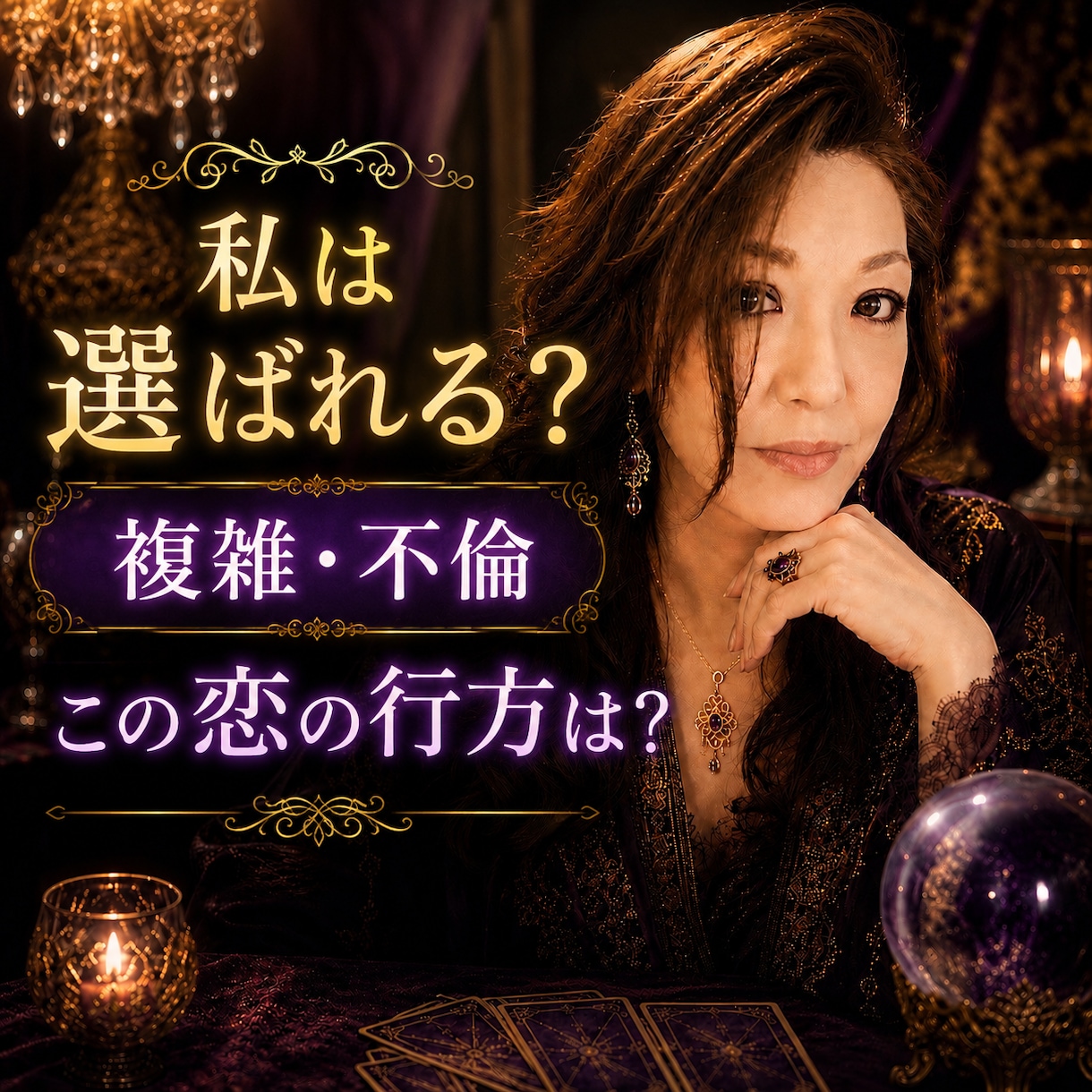 私は選ばれる？複雑恋愛・不倫の本音を忖度せず視ます 都合のいいか？本気でいるの？はっきりお伝えします。 イメージ2
