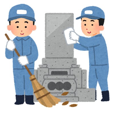 墓掃除代行・墓参り代行いたします 忙しい、遠方の方の為のお墓掃除と墓参り代行、オンライン墓参り イメージ1