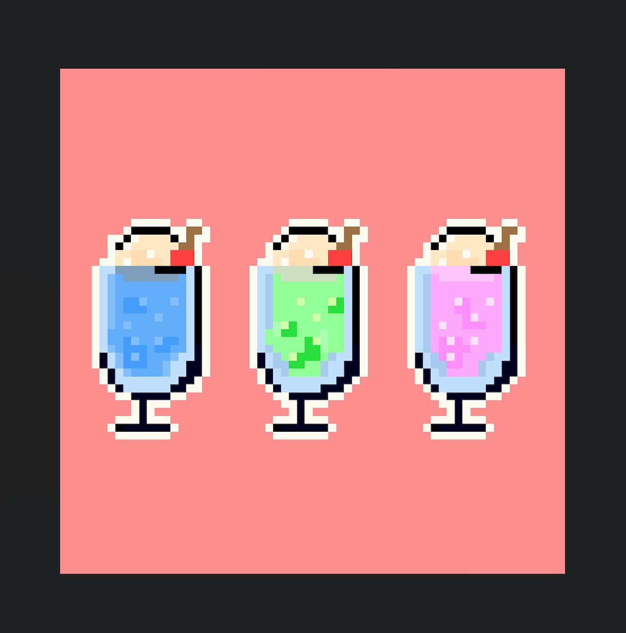 ドット絵,ピクセルアートを作成します 格安で可愛いドット絵を描きます！ イメージ2