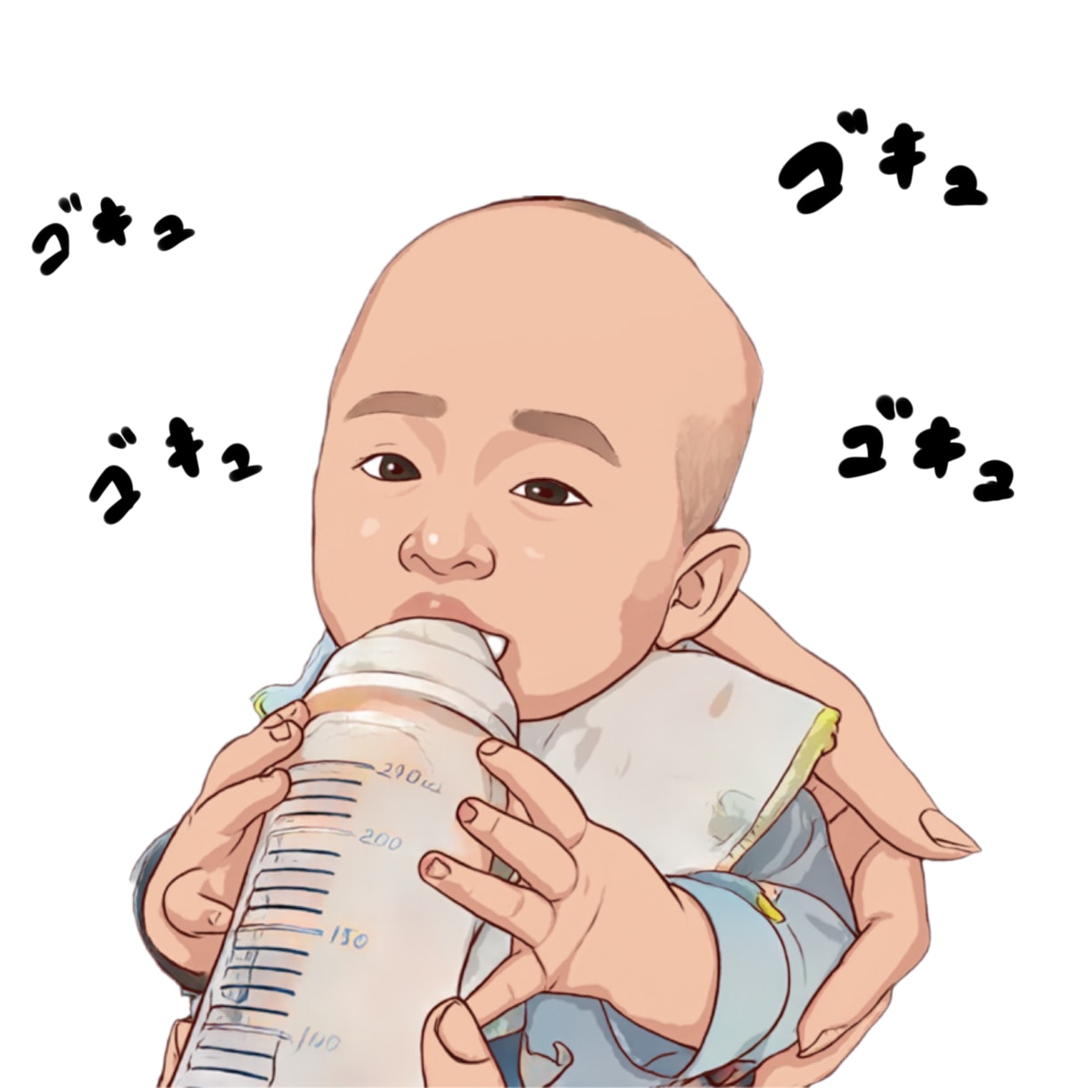 お子様のイラストLINEスタンプ作ります 写真を元にイラストを作成しオリジナルLINEスタンプを作成 イメージ7