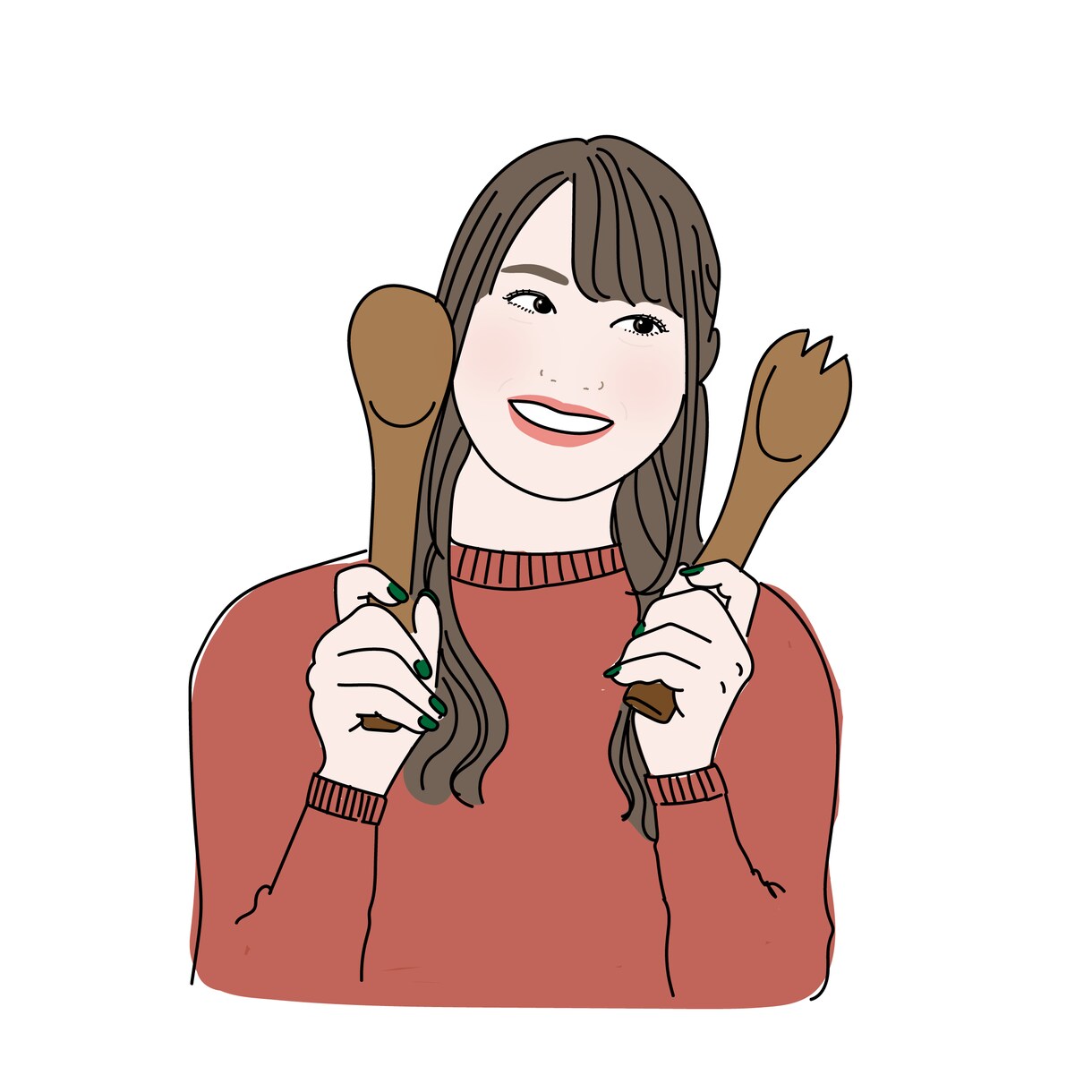 あたたかみのある特別なイラスト作成します ウエルカムボードや大切な人への贈り物に イメージ8