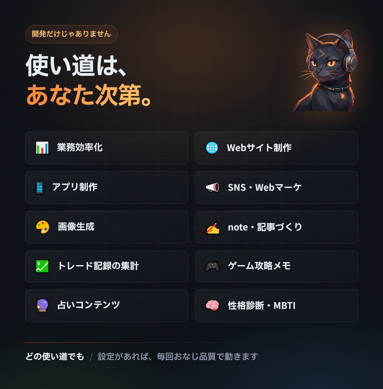Claude Codeの上級設定を作って納品します 普通に使うだけじゃもったいない。あなた専用にカスタマイズ。 イメージ3