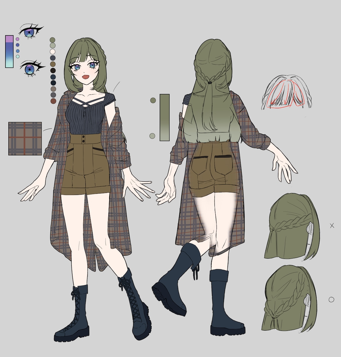 オリジナルキャラクターデザインします 可愛い女の子デザインさせてください！コテキャOCV歓迎！ イメージ4