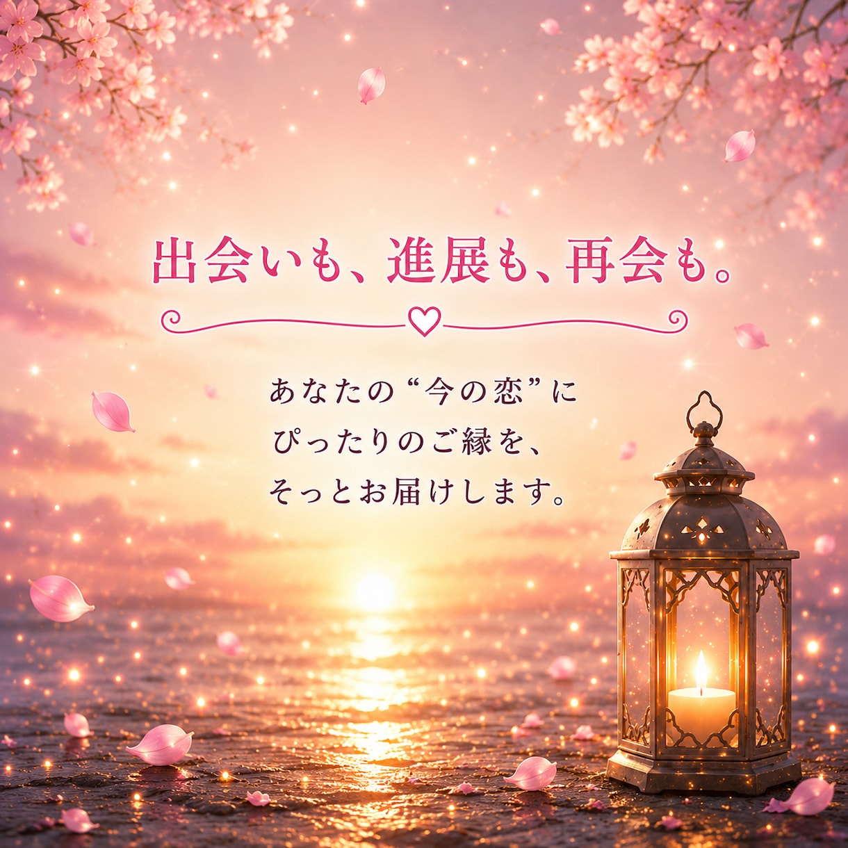 縁結び♡恋を進めるご縁を結びます 出会い・片想い・再会..恋の流れをそっと動かす波動ヒーリング イメージ2