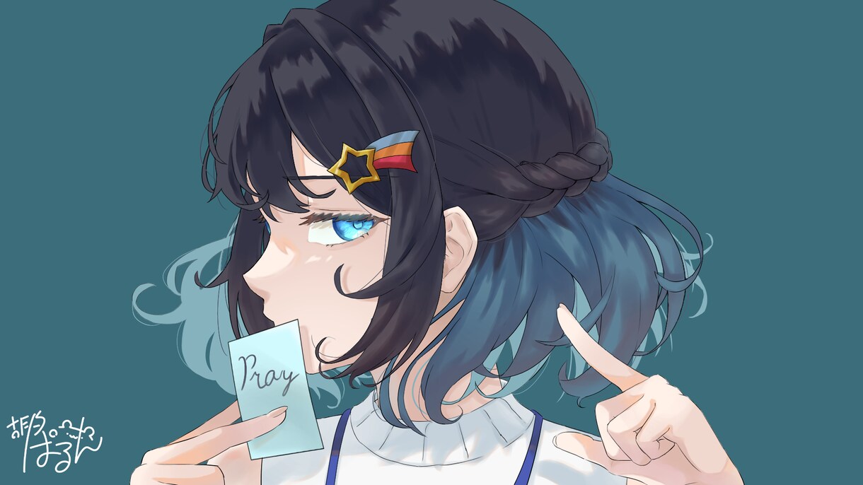 一枚絵作成致します 歌ってみた/おはようおやすみイラスト/キービジュアル イメージ1