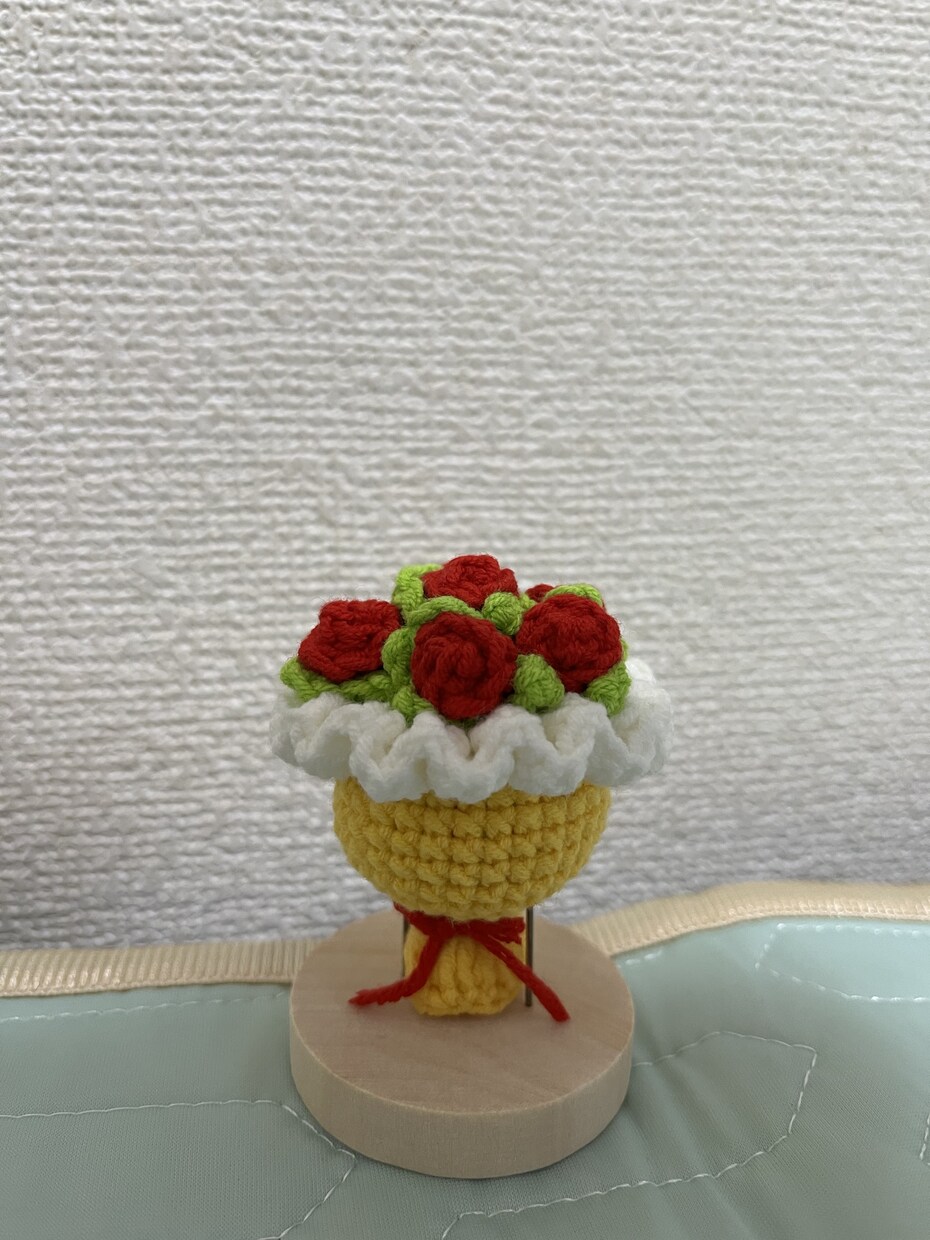 飾りでもキーホルダーでも使えます 飾りでもキーホルダーでも使えるミニ花束です イメージ3