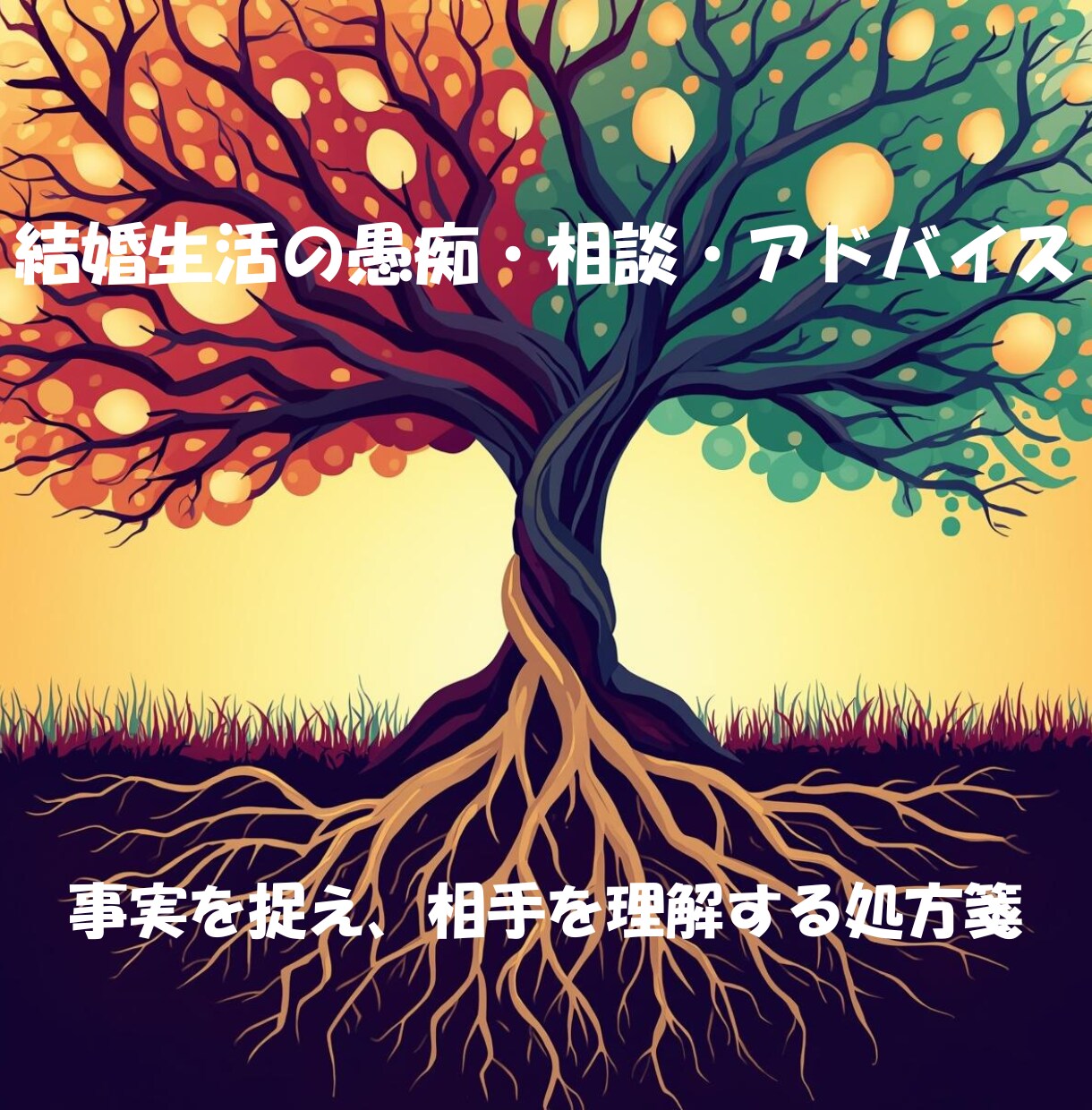 結婚生活の愚痴・相談・アドバイスします 事実を捉え、相手を理解することにポイントを絞っています イメージ1