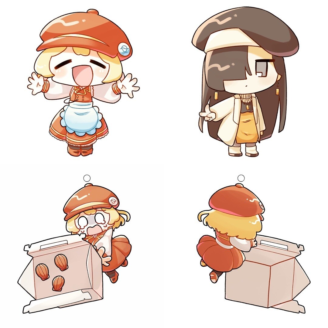 6月末まで特別価格！商用ミニキャラ作成します 全身含めてこのお値段！商用利用も可能！アイコンにもおすすめ！ イメージ7