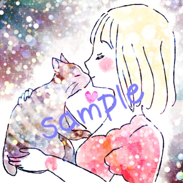 SNS用アイコン作成致します キラキラ、ふわふわの絵柄で可愛く！ イメージ8