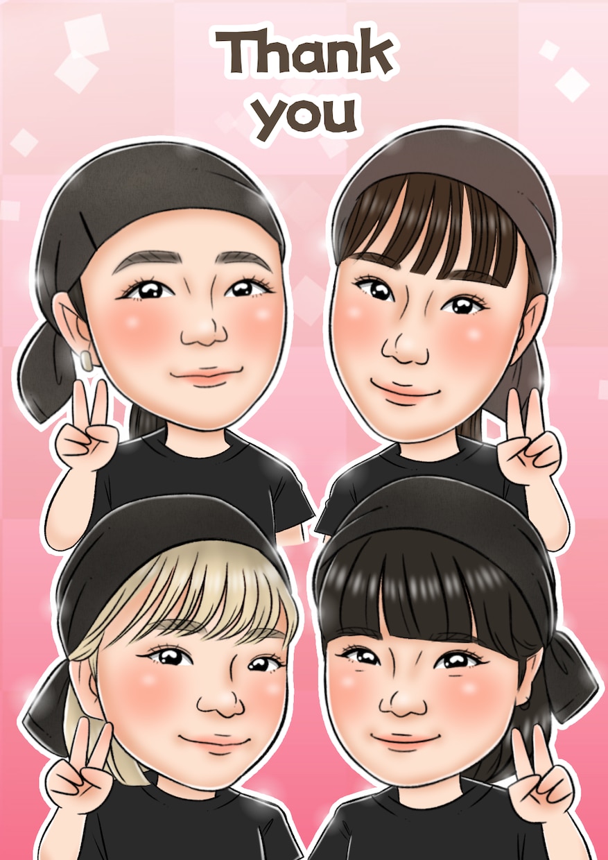 卒業 卒園 卒団 記念の似顔絵描きます そっくりで可愛い、優しくあたたかい似顔絵です イメージ4