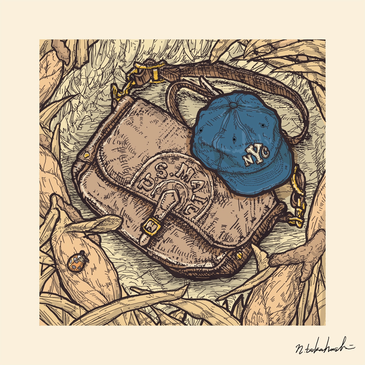 味のあるイラストで描きます 乗り物や動物など、楽しそうな絵を描いています。 イメージ6