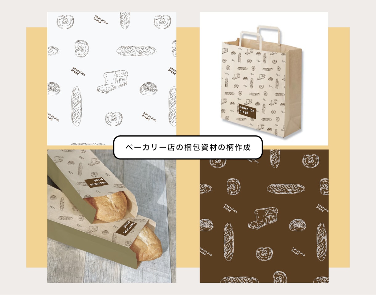 包装紙やテキスタイルのシームレスパターンを作ります AIデータ納品が追加料金なしの15,000円から！ イメージ4