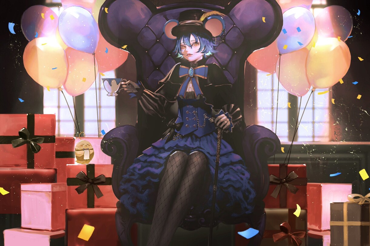 自身のOCや動画のサムネイルを描きます カッコ良さ、美麗さを引き立てられるような絵が得意です。 イメージ1