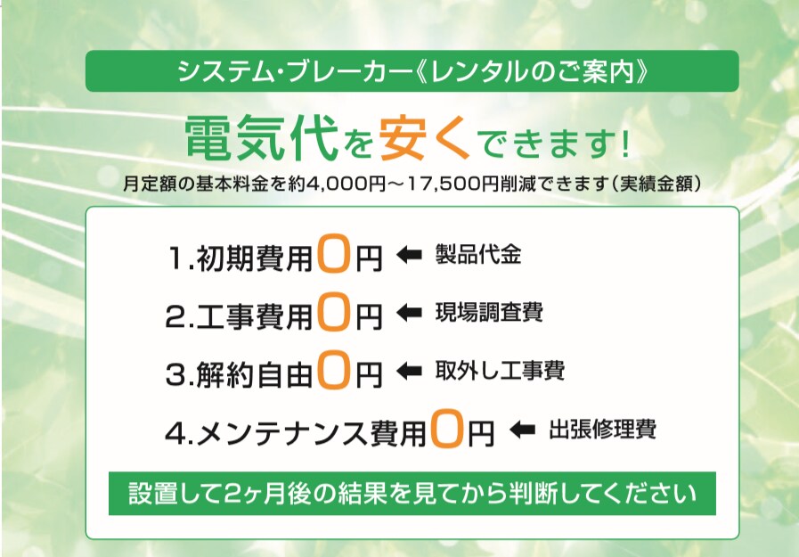 飲食店、ガソリンスタンド向け電気代削減提案します 電気代の削減で、コロナを乗り切ろう！ イメージ1