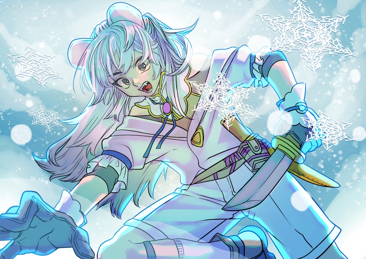 キャラ＋背景を含む完成イラストを作成します 多様なクリエイターの中からあなたのお気に入りがきっと見つかる イメージ1
